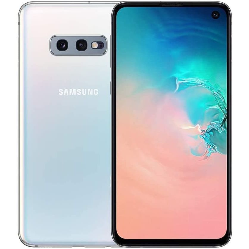 Samsung,Samsung Galaxy S10e 4G 128GB Storage 6GB RAM, EE Dual Sim, Prism White - Unlocked - Gadcet.com